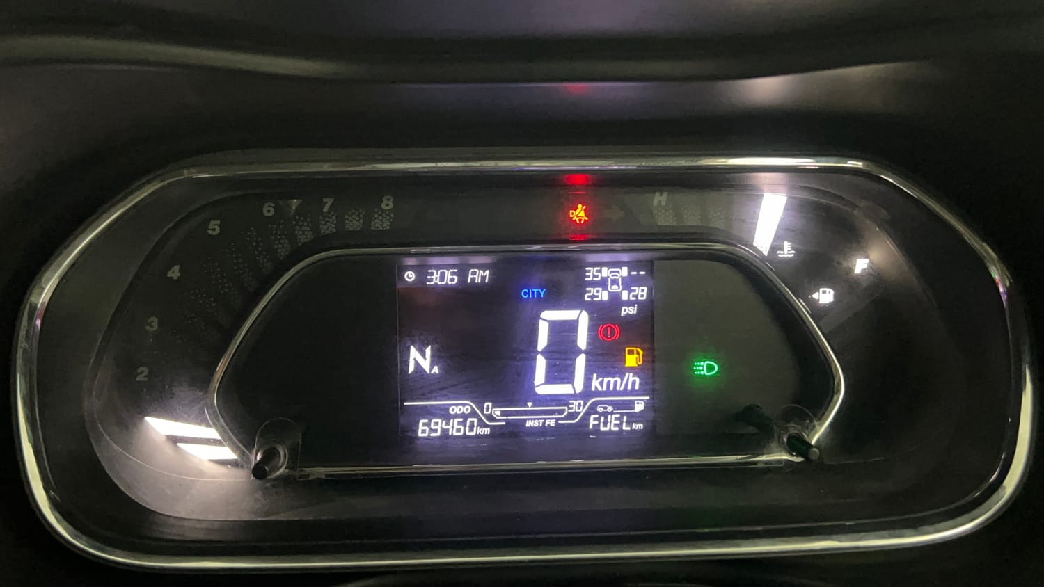Used 2020 Tata Nexon XZA Plus (O) Dual Tone Petrol Automatic interior CLUSTERMETER VIEW