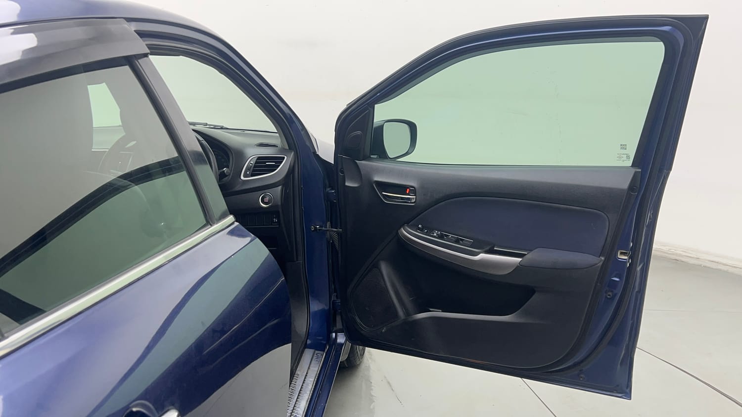 Used 2021 Maruti Suzuki Baleno Alpha Petrol Manual interior RIGHT FRONT DOOR OPEN VIEW