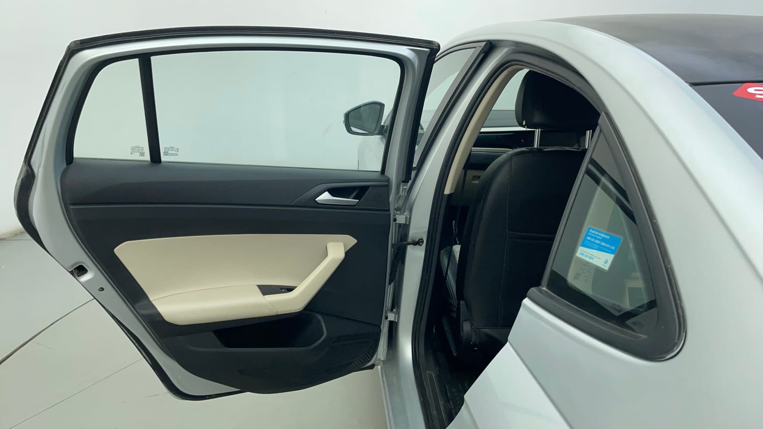 Used 2022 Volkswagen Virtus Highline 1.0 TSI MT Petrol Manual interior LEFT REAR DOOR OPEN VIEW