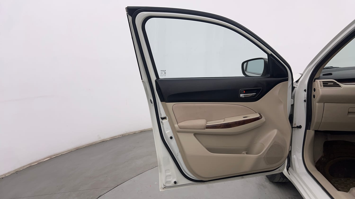 Used 2018 Maruti Suzuki Dzire ZXi Petrol Manual interior LEFT FRONT DOOR OPEN VIEW