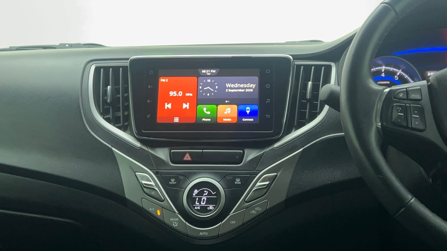 Used 2021 Maruti Suzuki Baleno Alpha Petrol Manual top_features Integrated (in-dash) music system