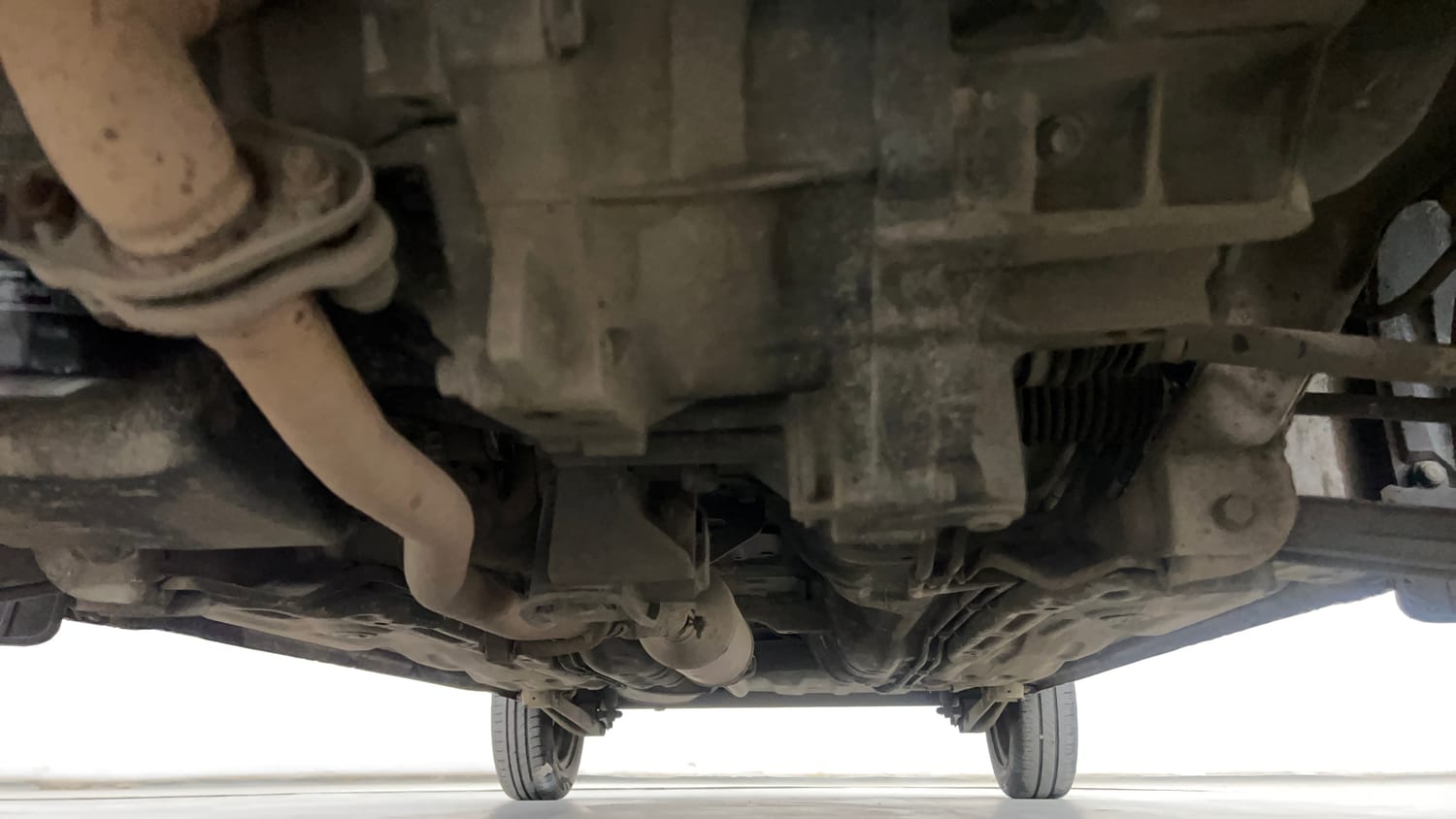 Used 2014 Maruti Suzuki Alto K10 VXi Petrol Manual extra FRONT LEFT UNDERBODY VIEW