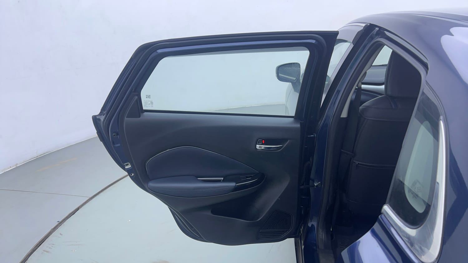 Used 2024 Maruti Suzuki Baleno Zeta AGS Petrol Automatic interior LEFT REAR DOOR OPEN VIEW