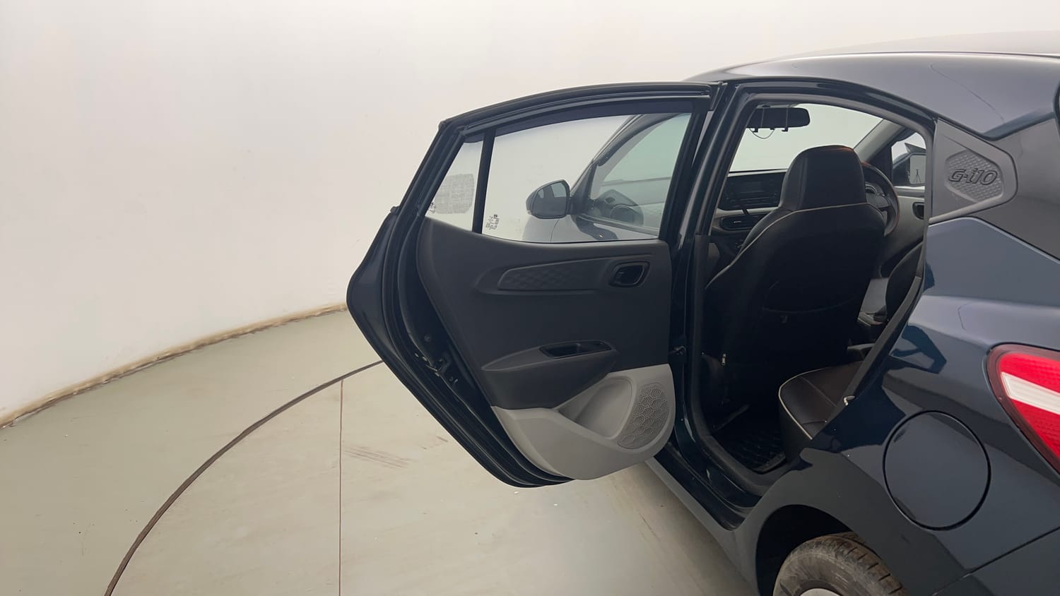 Used 2022 Hyundai Grand i10 Nios Magna AMT 1.2 Kappa VTVT Petrol Automatic interior LEFT REAR DOOR OPEN VIEW