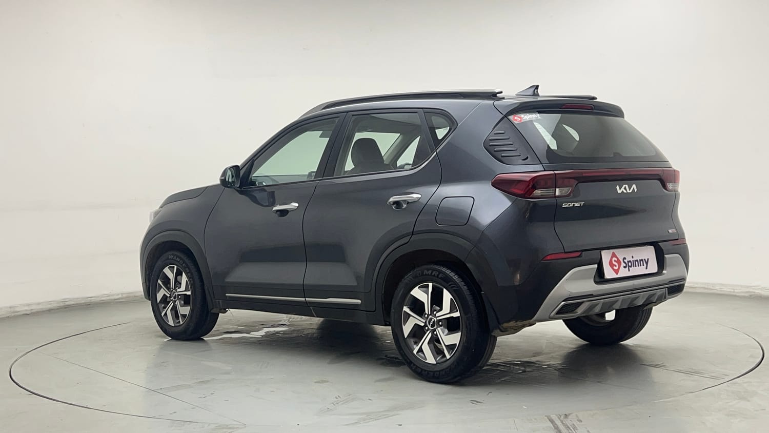 Used 2023 Kia Sonet HTX 1.0 Turbo Petrol DCT Petrol Automatic exterior LEFT REAR CORNER VIEW