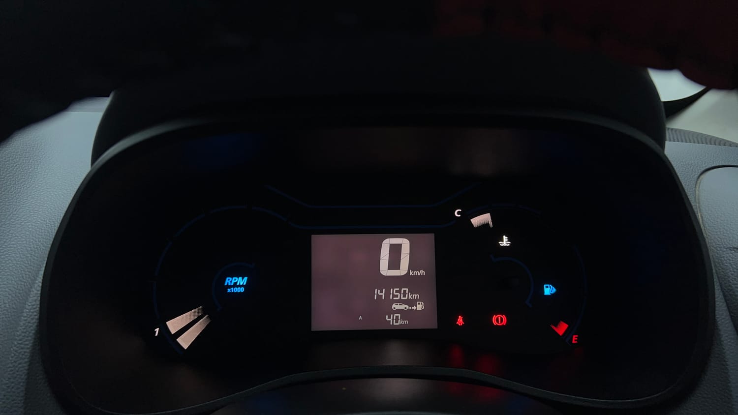 Used 2021 Renault Kwid RXT 1.0 Opt Petrol Manual interior CLUSTERMETER VIEW