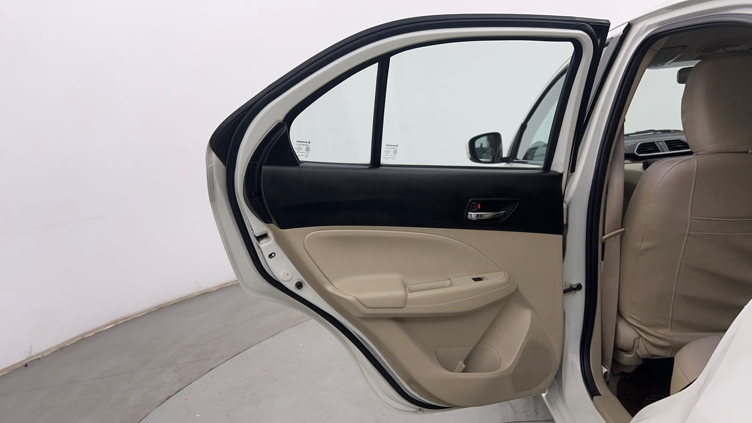 Used 2018 Maruti Suzuki Dzire ZXi Petrol Manual interior LEFT REAR DOOR OPEN VIEW