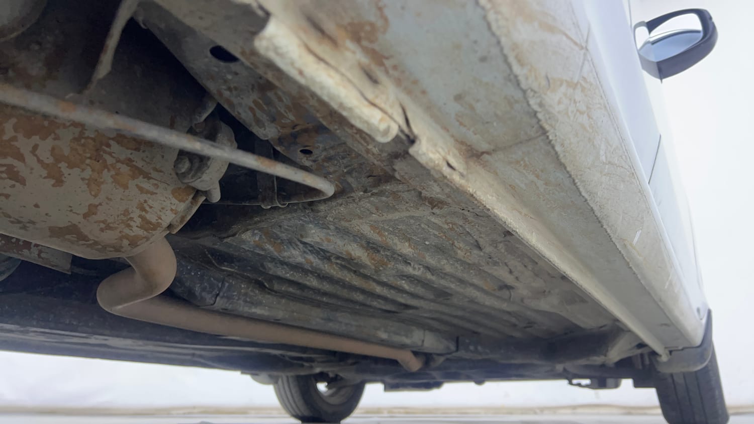 Used 2021 Honda Amaze 1.2 VX CVT Petrol Petrol Automatic extra REAR RIGHT UNDERBODY VIEW
