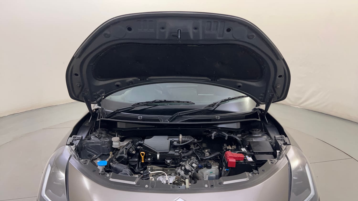 Used 2024 Maruti Suzuki Swift ZXi Plus AMT Petrol Automatic engine ENGINE & BONNET OPEN FRONT VIEW