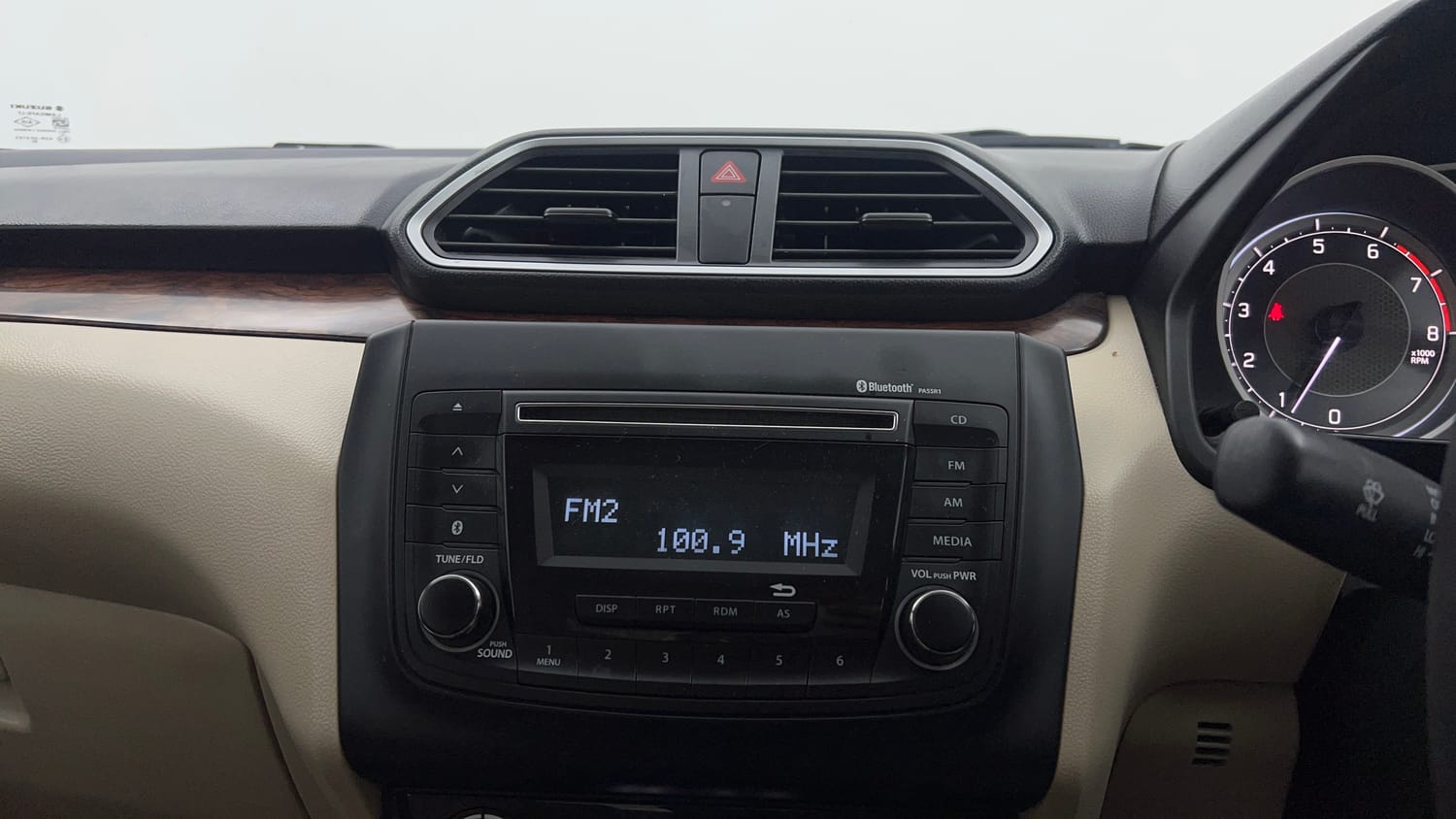 Used 2018 Maruti Suzuki Dzire ZXi Petrol Manual interior MUSIC SYSTEM & AC CONTROL VIEW