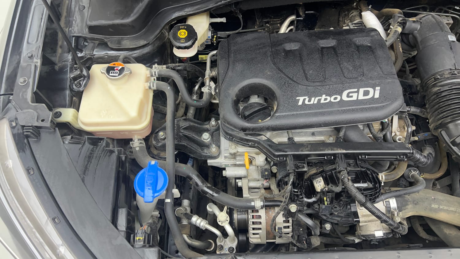 Used 2023 Kia Sonet HTX 1.0 Turbo Petrol DCT Petrol Automatic engine ENGINE RIGHT SIDE VIEW