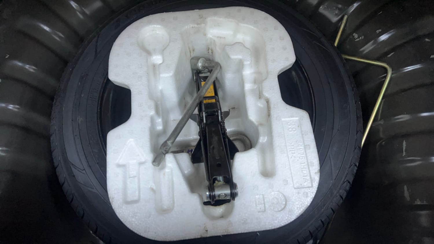 Used 2017 Nissan Micra XL CVT Petrol Automatic tyres SPARE TYRE VIEW