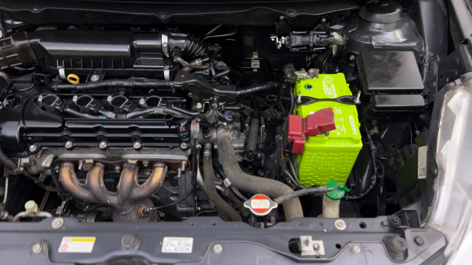 Used 2016 Maruti Suzuki Baleno Zeta 1.2 AT Petrol Automatic engine ENGINE LEFT SIDE VIEW