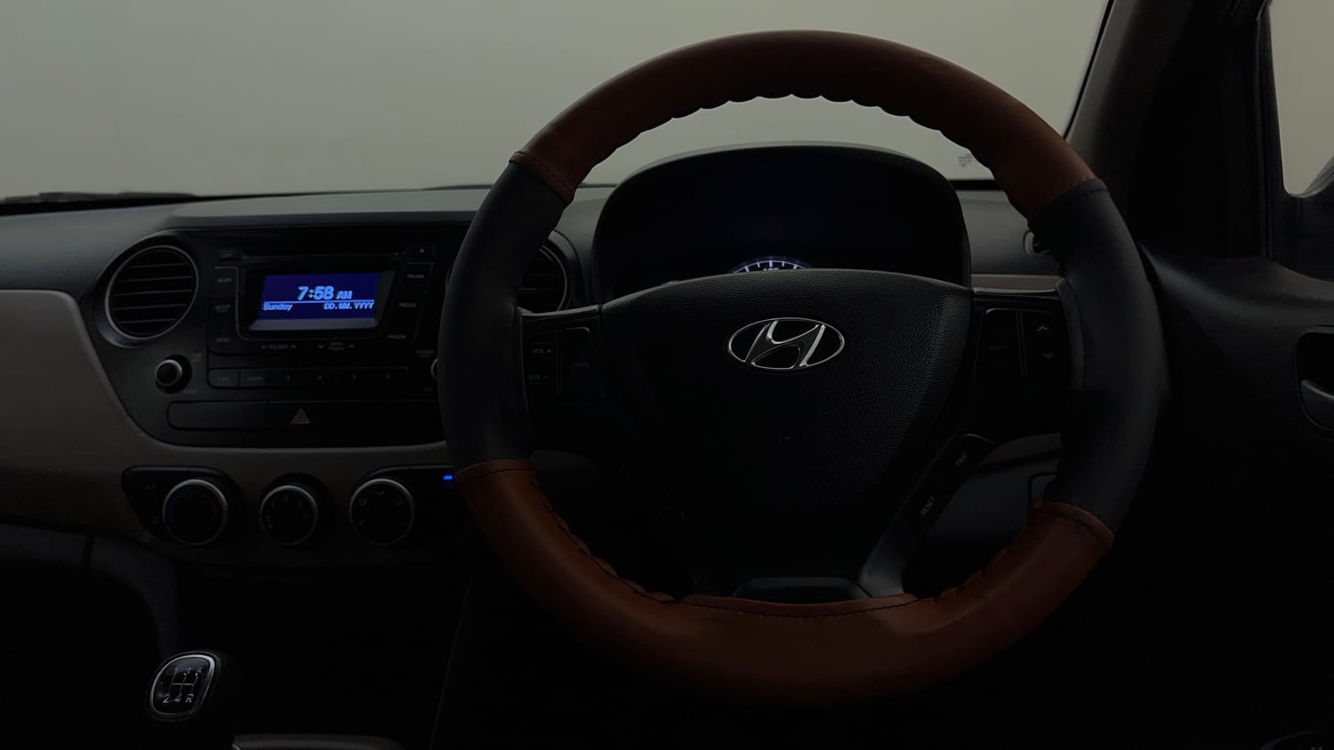Used 2014 Hyundai Grand i10 Asta 1.2 Kappa VTVT Petrol Manual interior STEERING VIEW