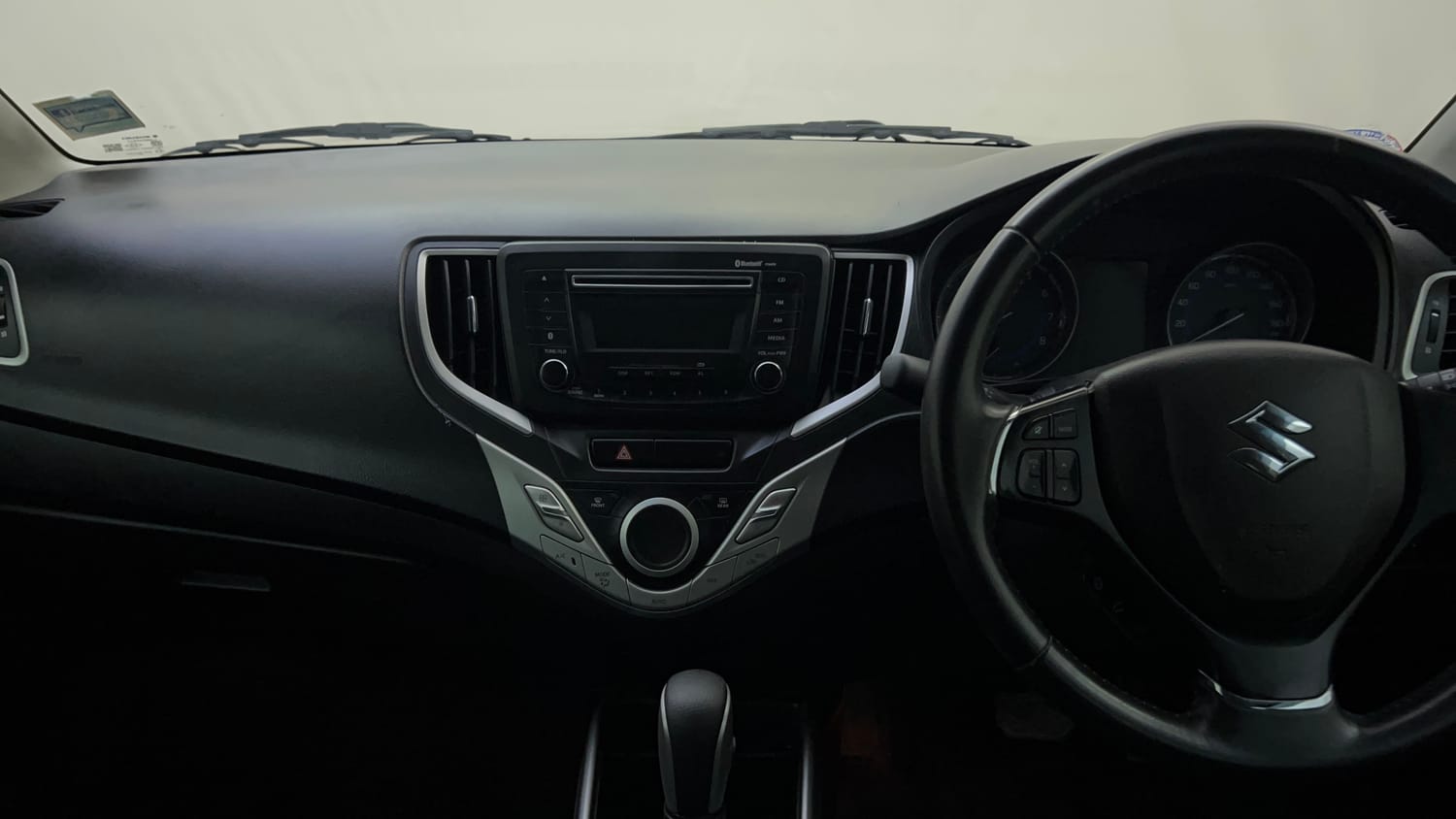 Used 2016 Maruti Suzuki Baleno Zeta 1.2 AT Petrol Automatic interior MUSIC SYSTEM & AC CONTROL VIEW