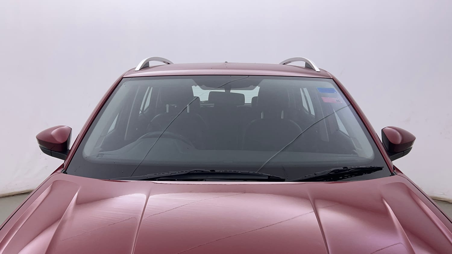 Used 2022 Volkswagen Taigun Highline 1.0 TSI AT Petrol Automatic exterior FRONT WINDSHIELD VIEW