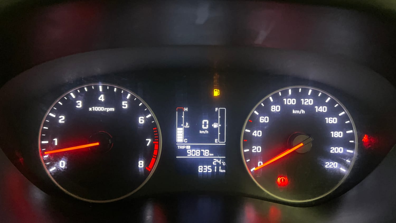 Used 2019 Hyundai Elite i20 Sportz Plus 1.2 Petrol Manual interior CLUSTERMETER VIEW