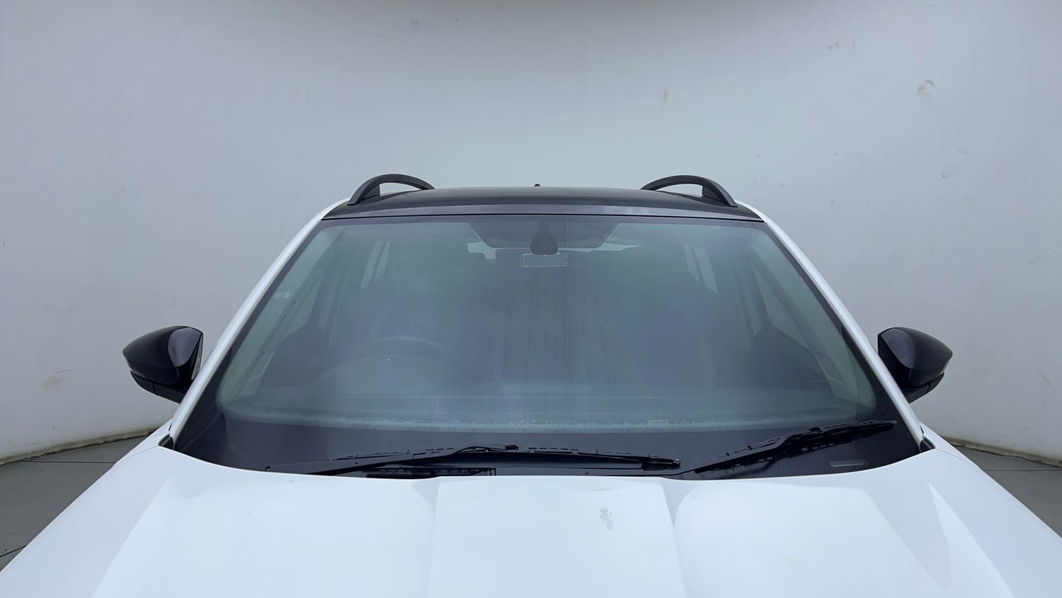 Used 2025 Skoda Kushaq Sportline 1.0 TSI MT Dual Tone Petrol Manual exterior FRONT WINDSHIELD VIEW