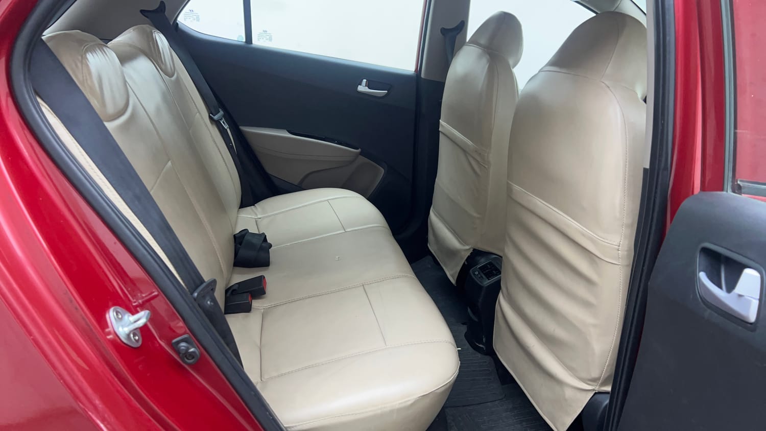 Used 2017 Hyundai Grand i10 Sportz (O) 1.2 Kappa VTVT Petrol Manual interior RIGHT SIDE REAR DOOR CABIN VIEW
