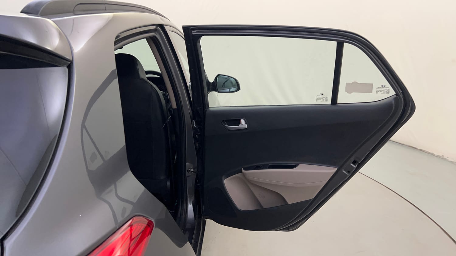 Used 2020 Hyundai Grand i10 Sportz 1.2 Kappa VTVT Petrol Manual interior RIGHT REAR DOOR OPEN VIEW