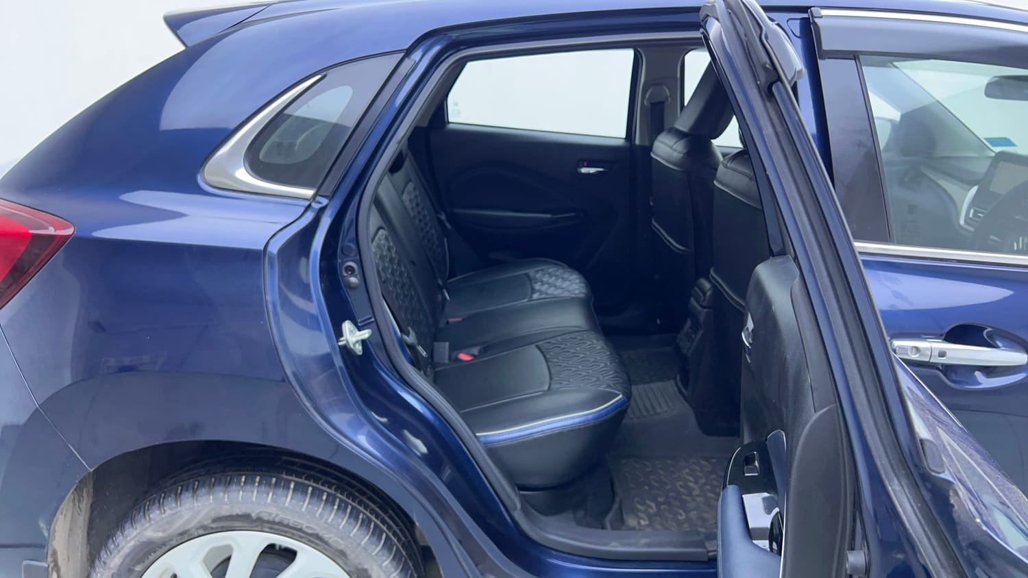 Used 2024 Maruti Suzuki Baleno Zeta AGS Petrol Automatic interior RIGHT SIDE REAR DOOR CABIN VIEW