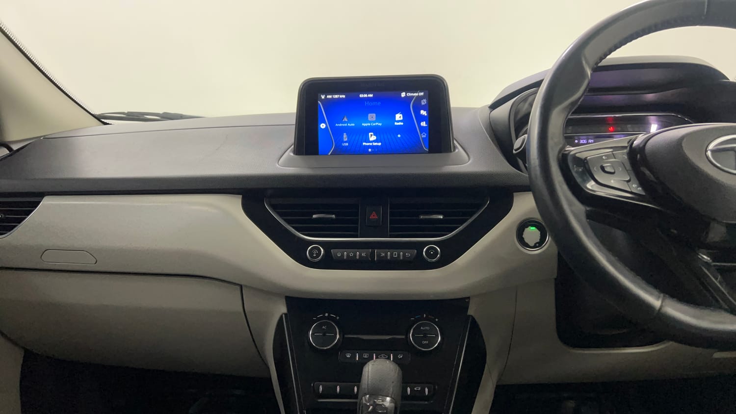 Used 2020 Tata Nexon XZA Plus (O) Dual Tone Petrol Automatic interior MUSIC SYSTEM & AC CONTROL VIEW