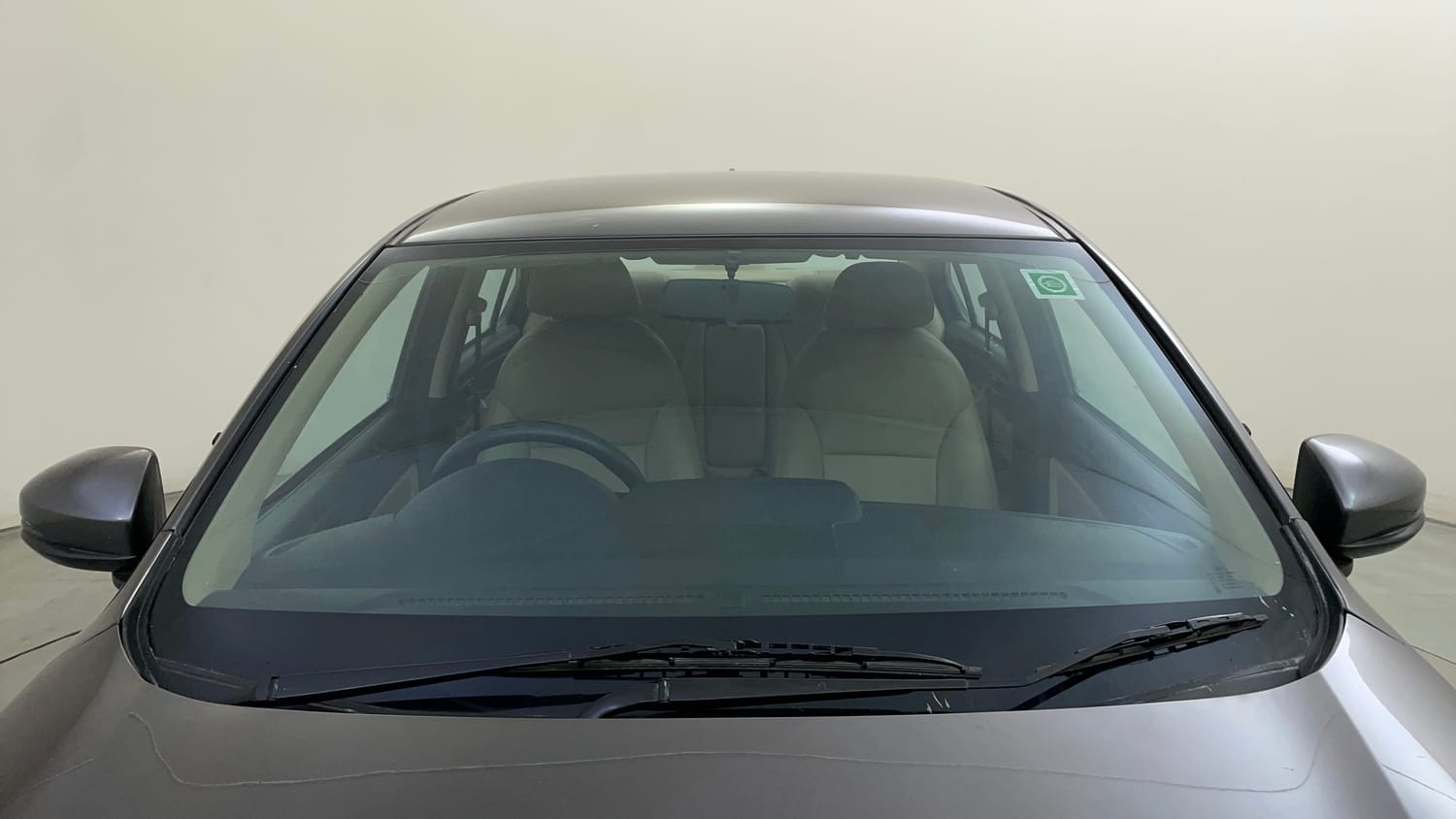 Used 2019 Honda Amaze 1.2 S MT Petrol Petrol Manual exterior FRONT WINDSHIELD VIEW