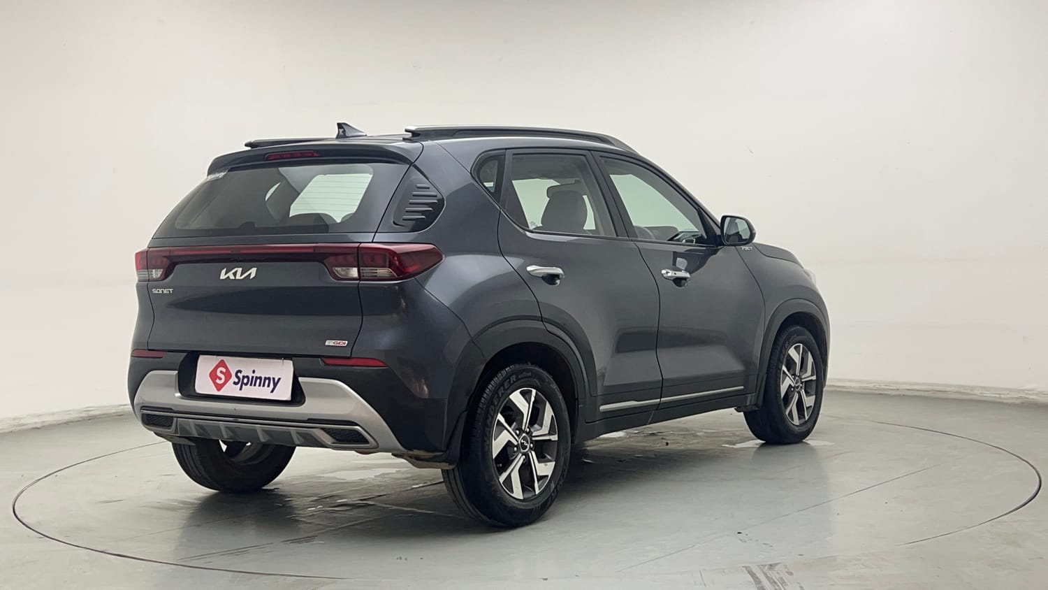 Used 2023 Kia Sonet HTX 1.0 Turbo Petrol DCT Petrol Automatic exterior RIGHT REAR CORNER VIEW