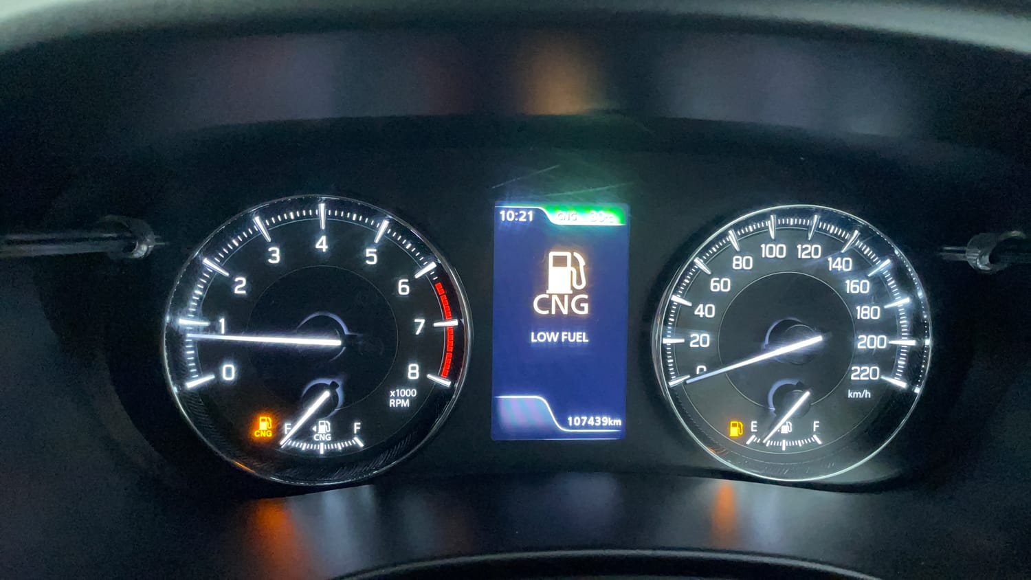 Used 2023 Maruti Suzuki Baleno Zeta MT CNG Cng Manual interior CLUSTERMETER VIEW