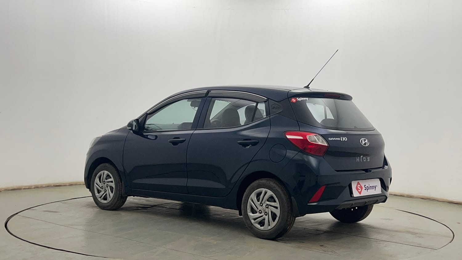 Used 2022 Hyundai Grand i10 Nios Magna AMT 1.2 Kappa VTVT Petrol Automatic exterior LEFT REAR CORNER VIEW