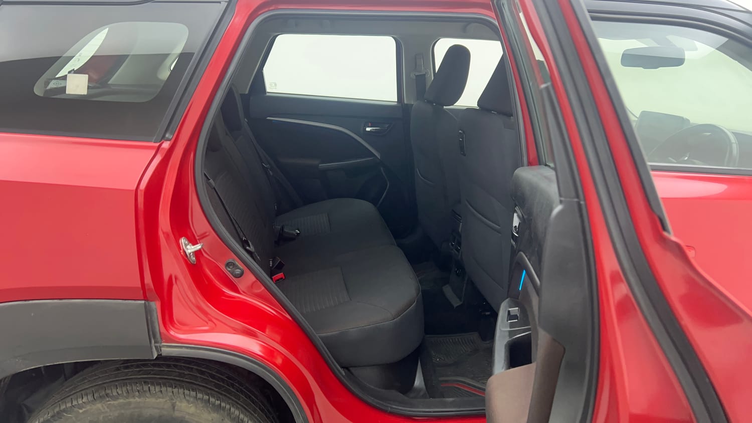Used 2022 Maruti Suzuki Brezza Zxi Plus Dual Tone Petrol Manual interior RIGHT SIDE REAR DOOR CABIN VIEW