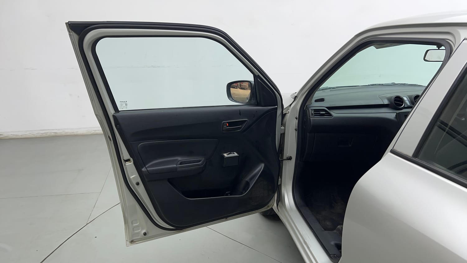 Used 2019 Maruti Suzuki Swift LXi Petrol Manual interior LEFT FRONT DOOR OPEN VIEW