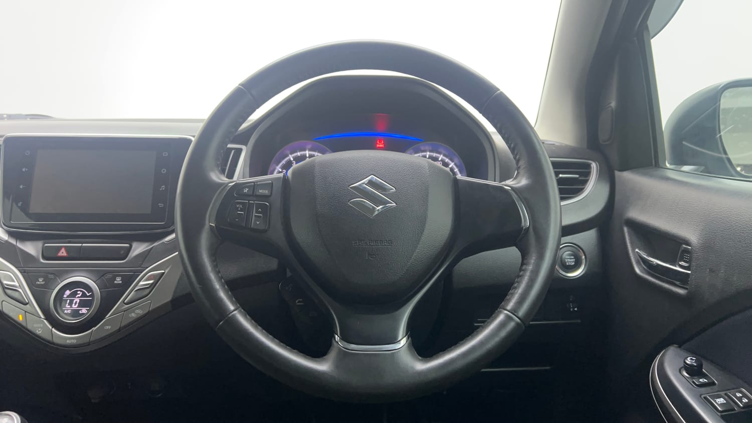 Used 2021 Maruti Suzuki Baleno Alpha Petrol Manual interior STEERING VIEW