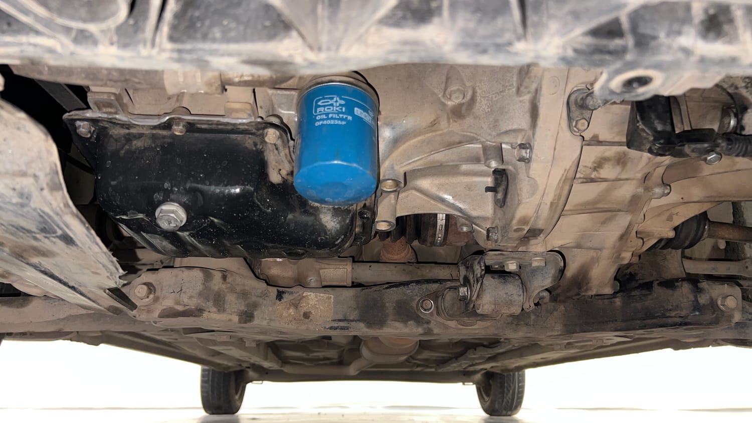Used 2020 Hyundai Grand i10 Sportz 1.2 Kappa VTVT Petrol Manual extra FRONT LEFT UNDERBODY VIEW