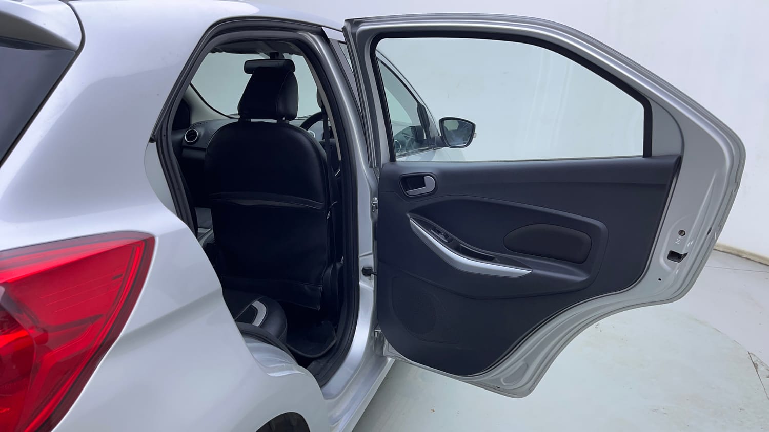 Used 2016 Ford Figo Titanium 1.2 Ti-VCT Petrol Manual interior RIGHT REAR DOOR OPEN VIEW