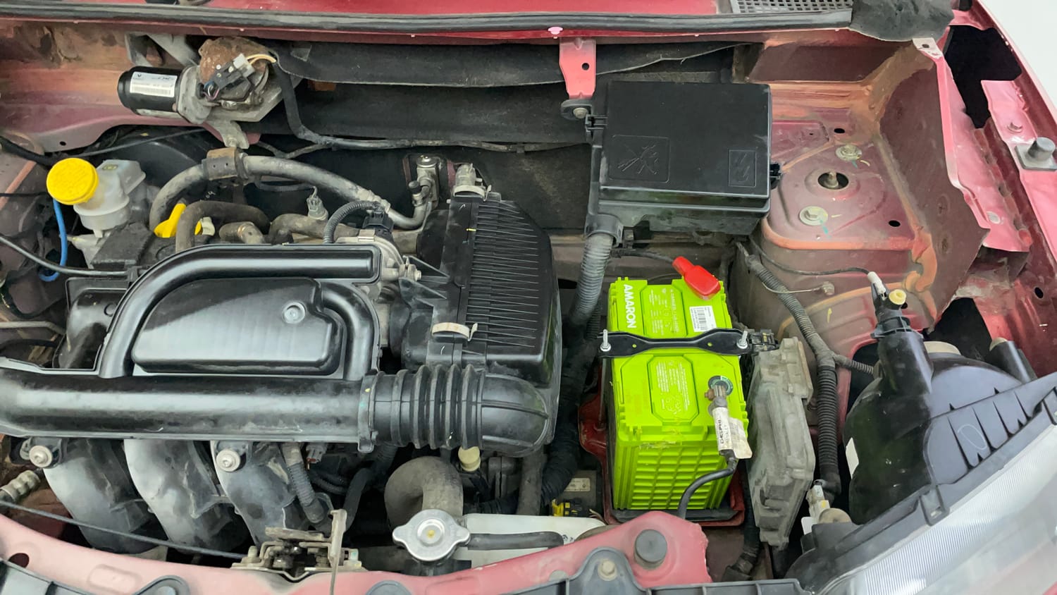Used 2017 Renault Kwid 1.0 RXT AMT Opt Petrol Automatic engine ENGINE LEFT SIDE VIEW