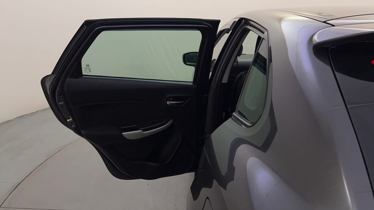 Used 2016 Maruti Suzuki Baleno Zeta 1.2 AT Petrol Automatic interior LEFT REAR DOOR OPEN VIEW