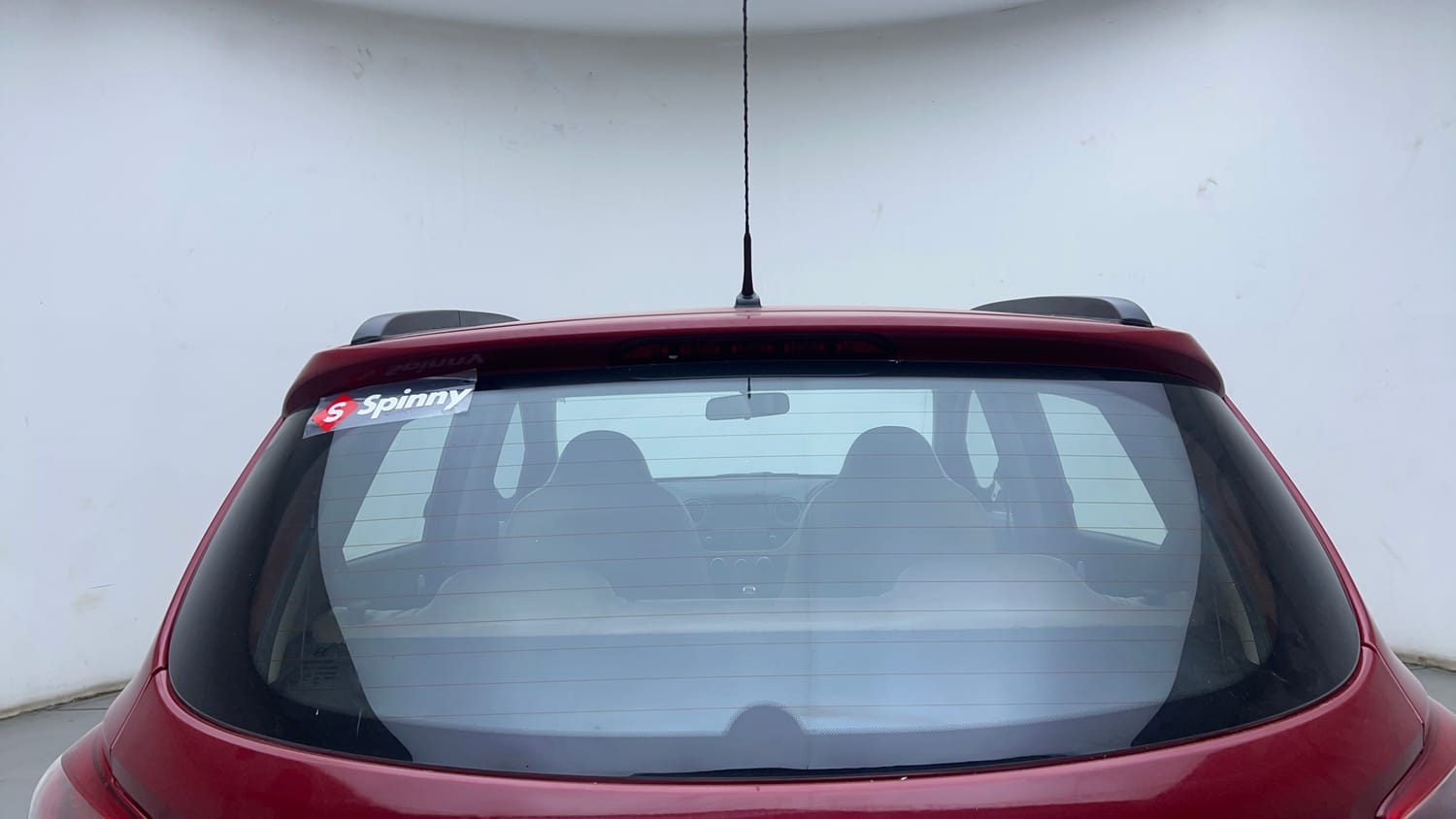 Used 2017 Hyundai Grand i10 Sportz (O) 1.2 Kappa VTVT Petrol Manual exterior BACK WINDSHIELD VIEW