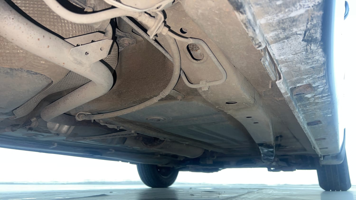 Used 2021 Maruti Suzuki Baleno Delta Petrol Manual extra REAR RIGHT UNDERBODY VIEW
