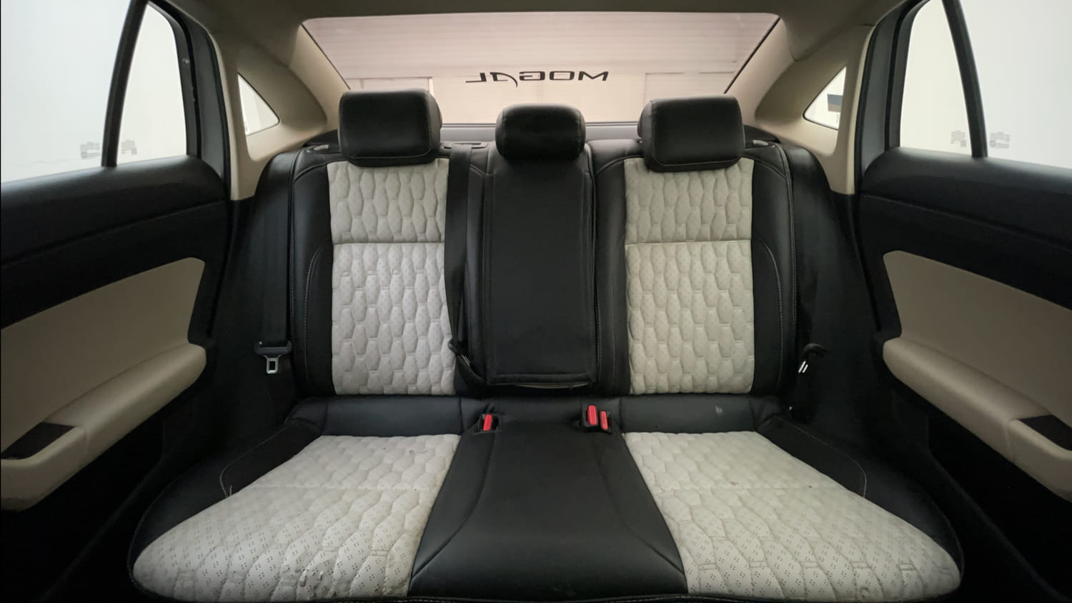 Used 2022 Volkswagen Virtus Highline 1.0 TSI MT Petrol Manual interior REAR SEAT CONDITION VIEW