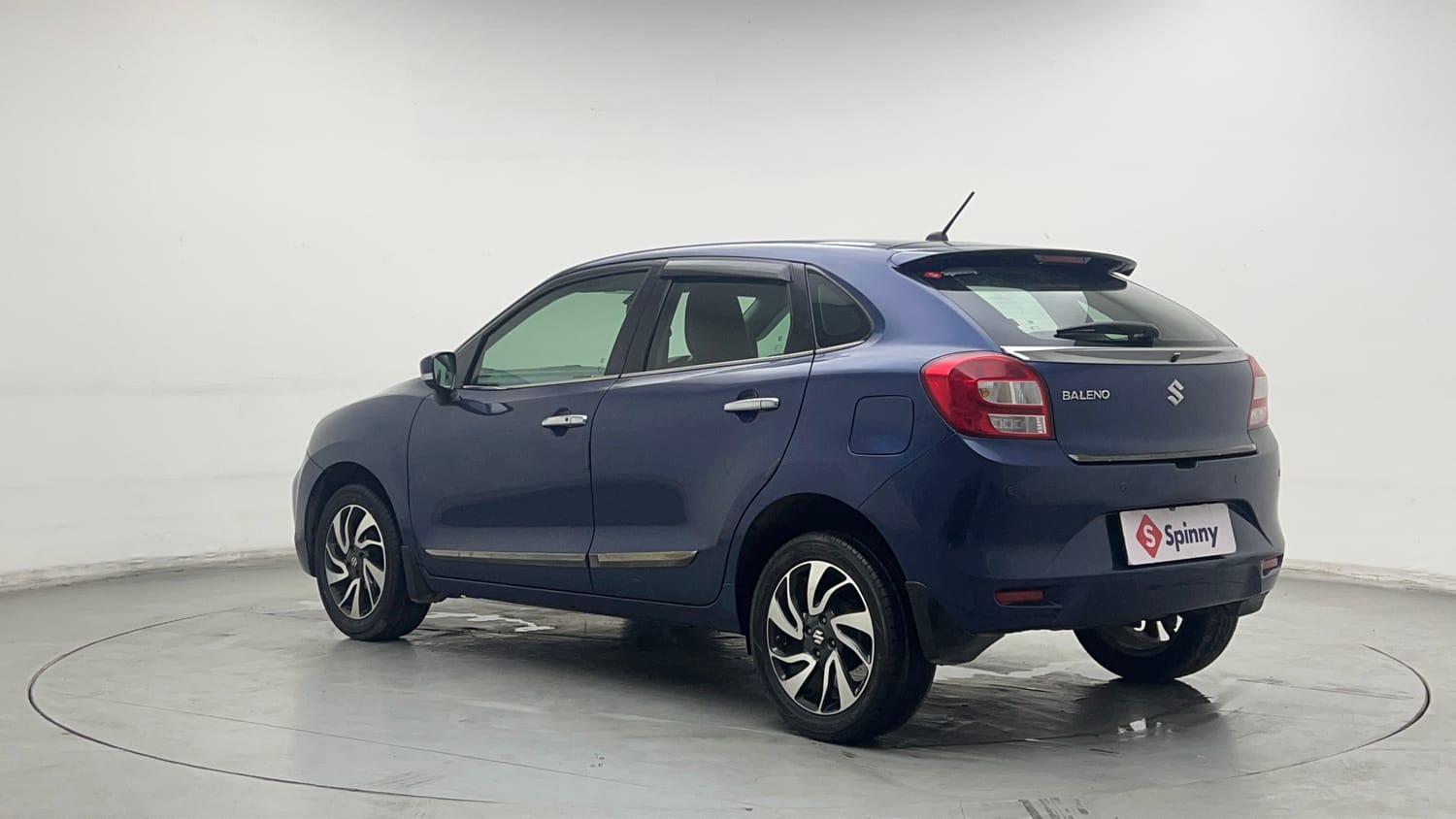Used 2021 Maruti Suzuki Baleno Alpha Petrol Manual exterior LEFT REAR CORNER VIEW