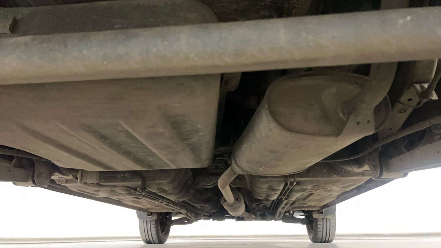 Used 2014 Maruti Suzuki Alto K10 VXi Petrol Manual extra REAR UNDERBODY VIEW (TAKEN FROM REAR)