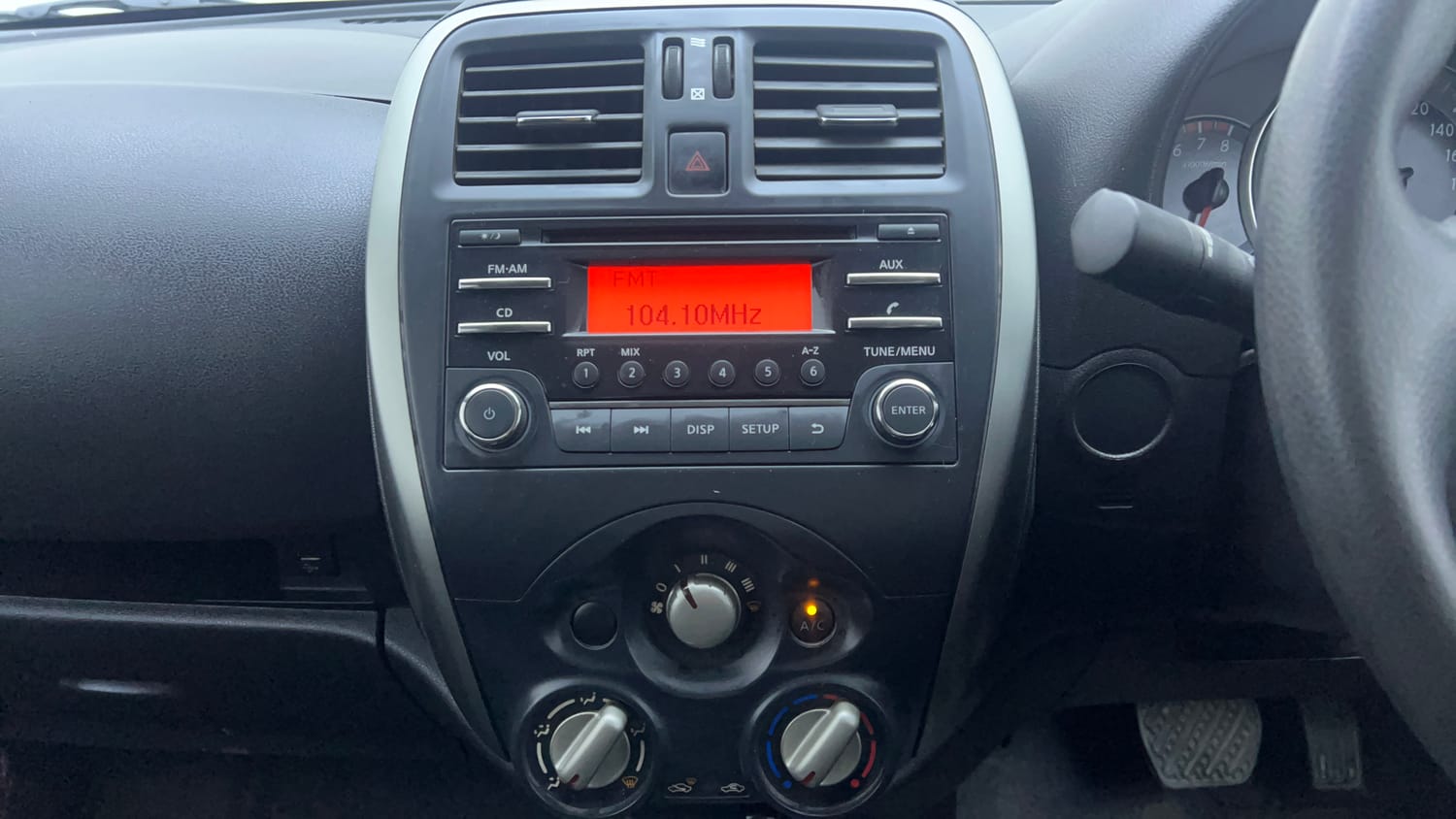 Used 2017 Nissan Micra XL CVT Petrol Automatic interior MUSIC SYSTEM & AC CONTROL VIEW