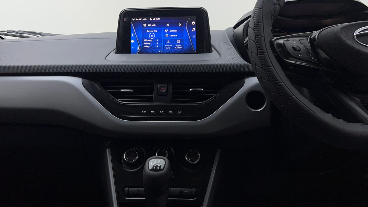 Used 2023 Tata Nexon XM Plus (S) Petrol Manual interior MUSIC SYSTEM & AC CONTROL VIEW