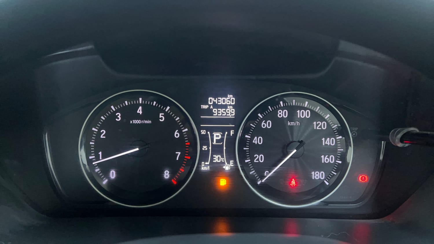 Used 2021 Honda Amaze 1.2 VX CVT Petrol Petrol Automatic interior CLUSTERMETER VIEW