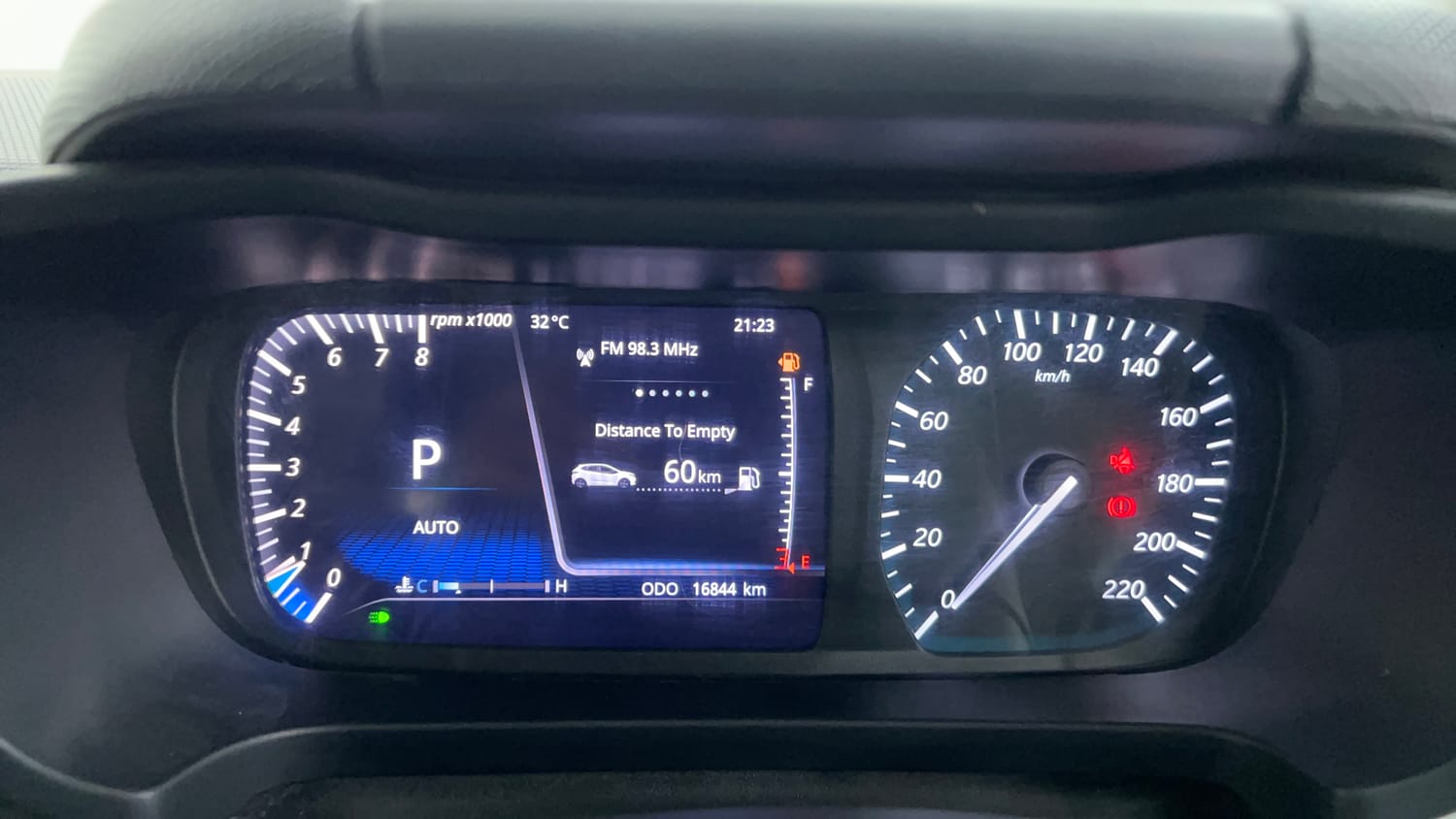Used 2024 Tata Altroz XZA Plus Petrol Petrol Automatic interior CLUSTERMETER VIEW