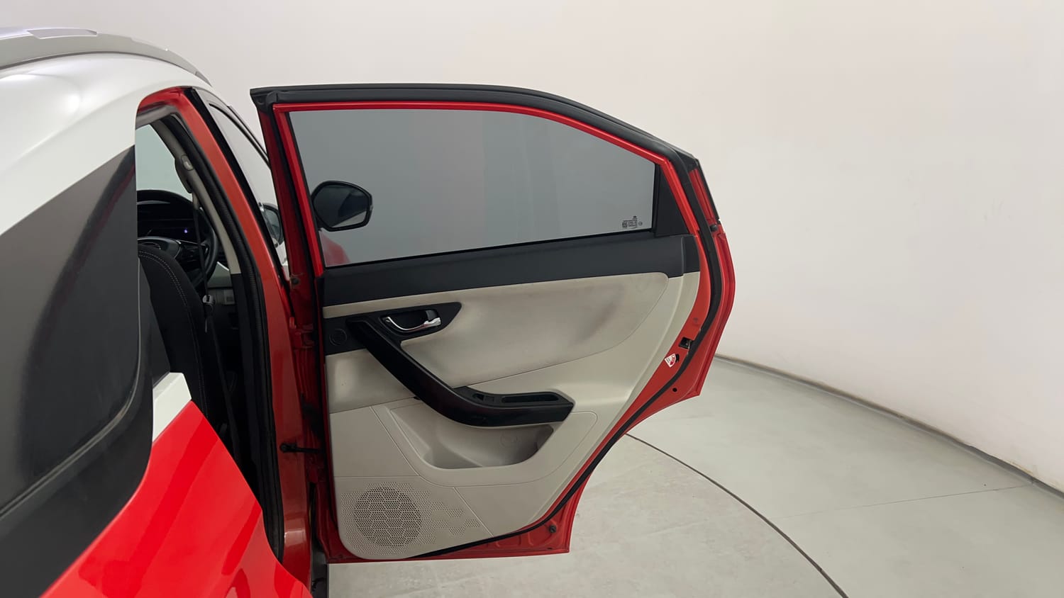Used 2020 Tata Nexon XZA Plus (O) Dual Tone Petrol Automatic interior RIGHT REAR DOOR OPEN VIEW