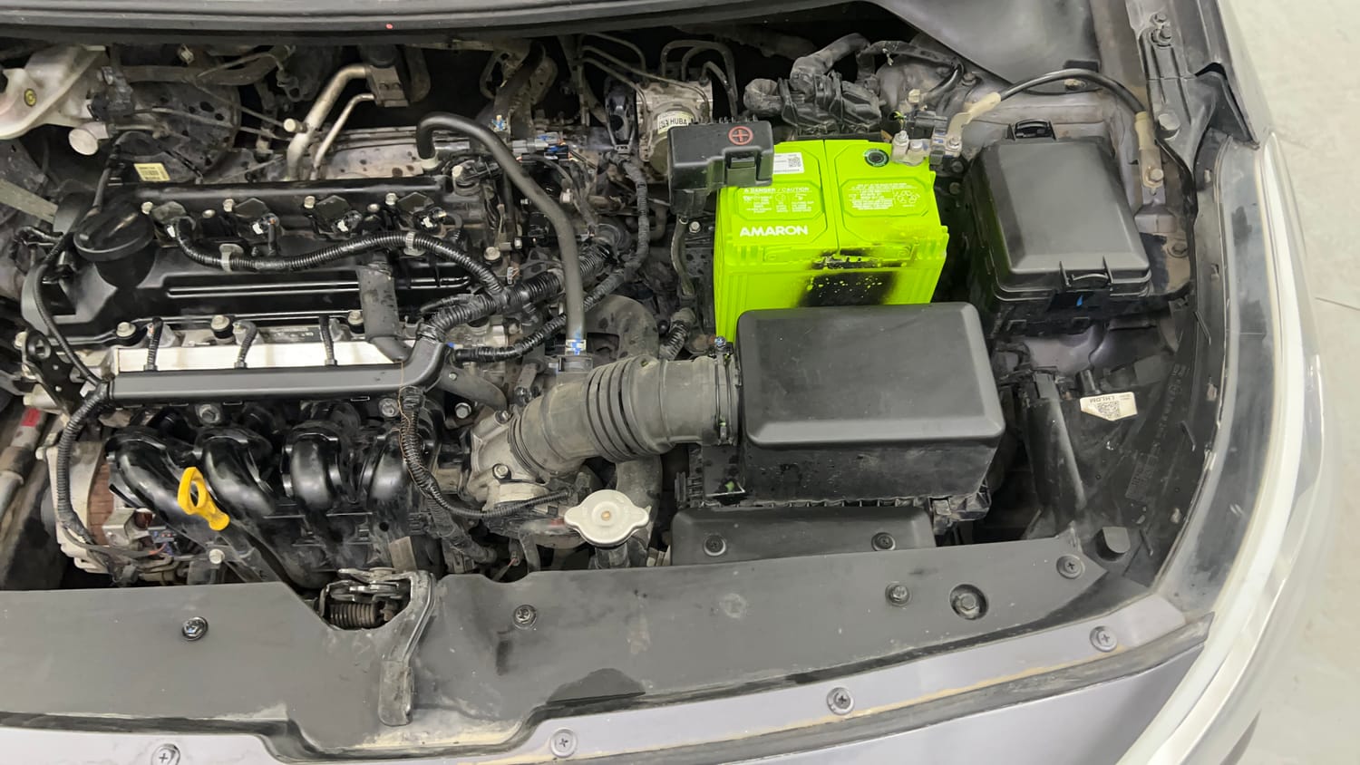 Used 2019 Hyundai Elite i20 Sportz Plus 1.2 Petrol Manual engine ENGINE LEFT SIDE VIEW