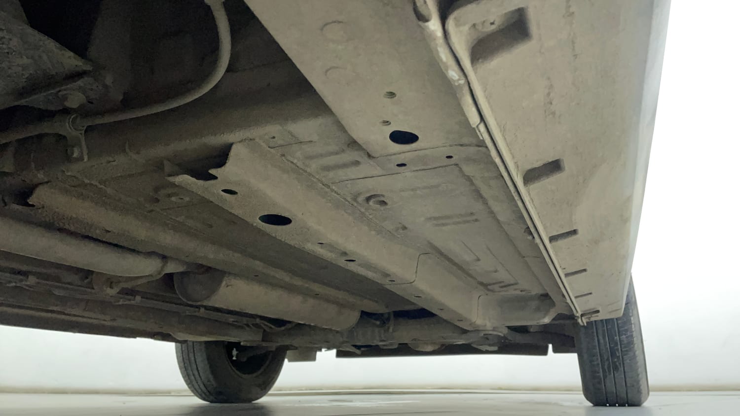 Used 2024 Tata Punch Adventure Rhythm CNG Cng Manual extra REAR RIGHT UNDERBODY VIEW