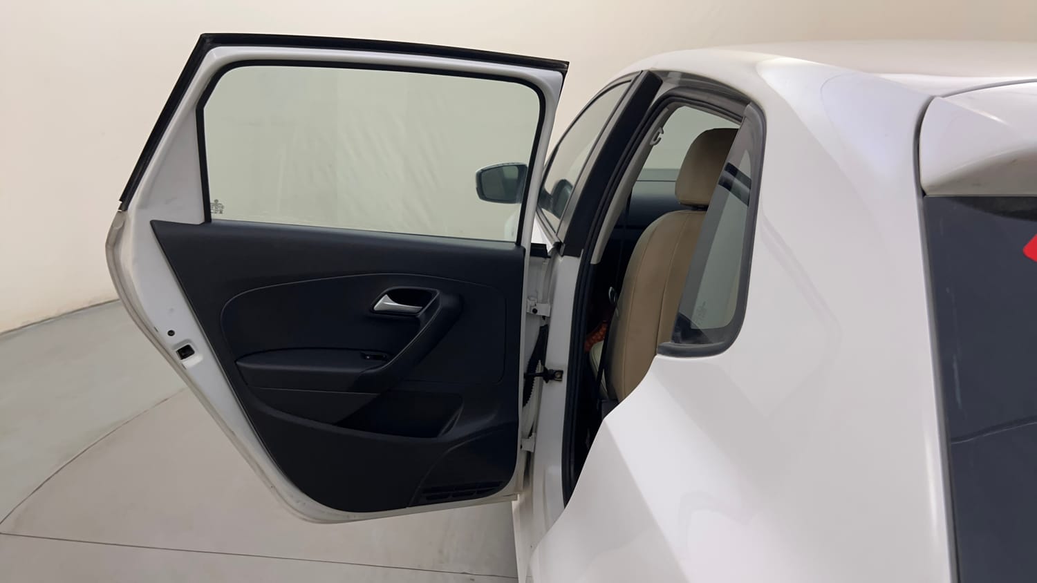 Used 2015 Volkswagen Polo Comfortline 1.2L (P) Petrol Manual interior LEFT REAR DOOR OPEN VIEW